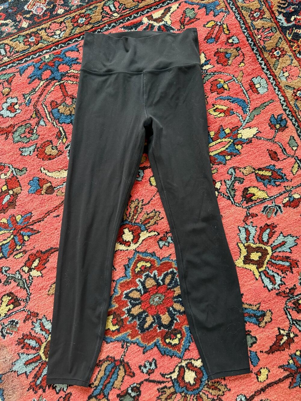 Vuori Women's XS Run Yoga Performance leggings black All the Feels High Rise
